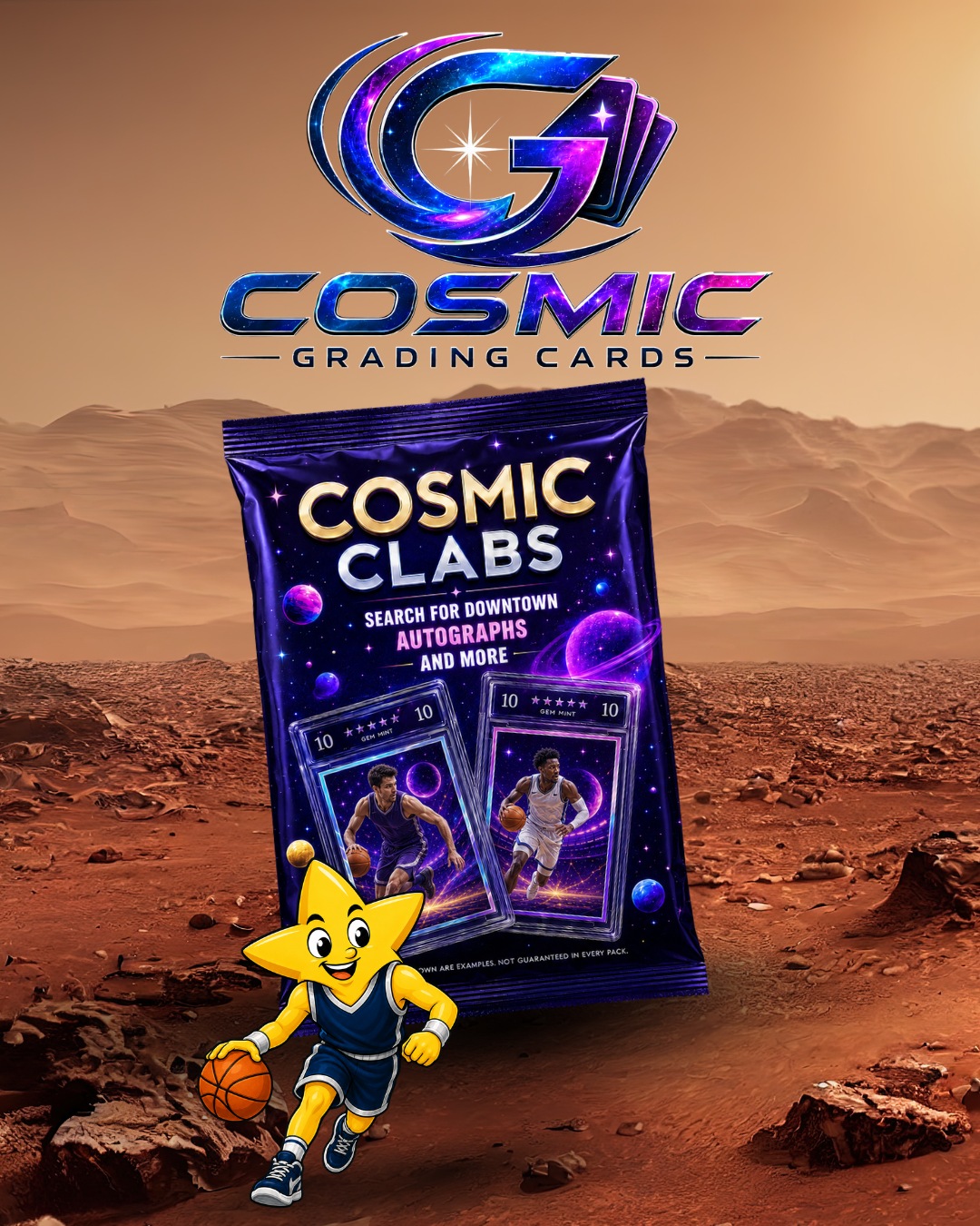 basketball rip packs cosmic grading cards elite